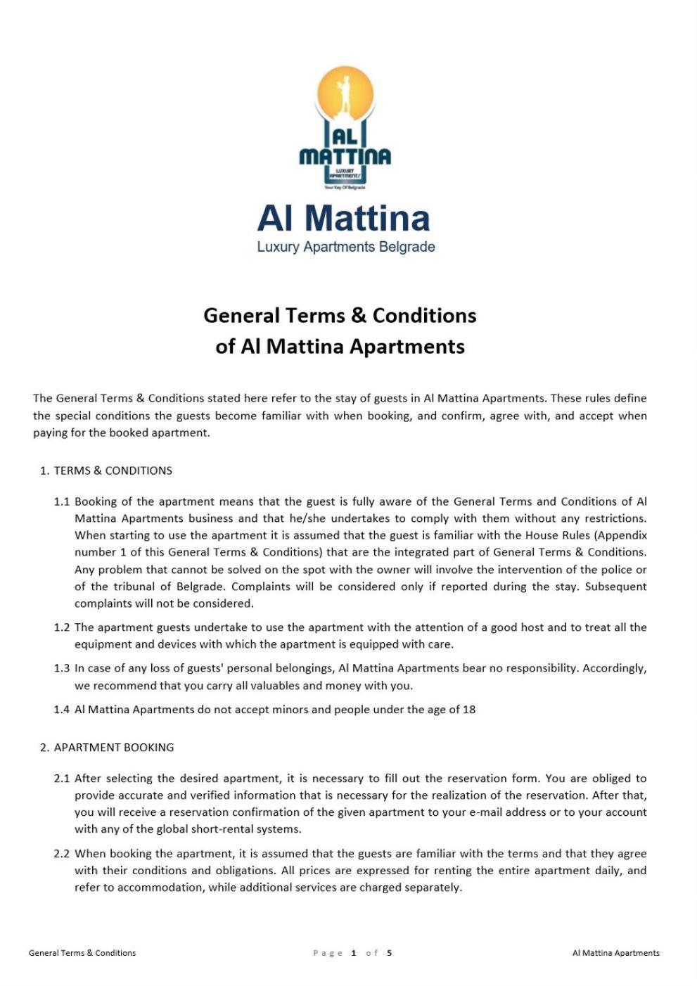 Al Mattina Apartments בלגרד מראה חיצוני תמונה